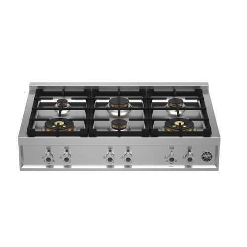 Газовая варочная панель - RT366PROX - Bertazzoni - для профессионального использования / 6 конфорок / настольная