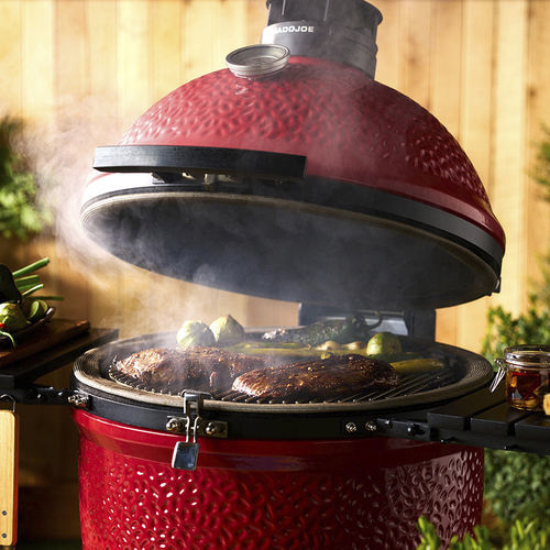 Гриль на угле - HALF-MOON COOKING  - Kamado Joe - на столешнице / для профессионального использования / из нержавеющей стали