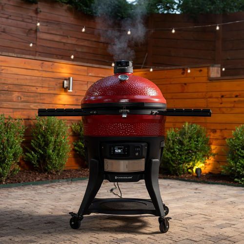Барбекю на угле - BIG JOE™ KONNECTED JOE™ - Kamado Joe - на роликах / напольное / из нержавеющей стали