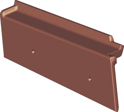 Черепица для краев - Isiklar Building Materials Inc. - из терракоты