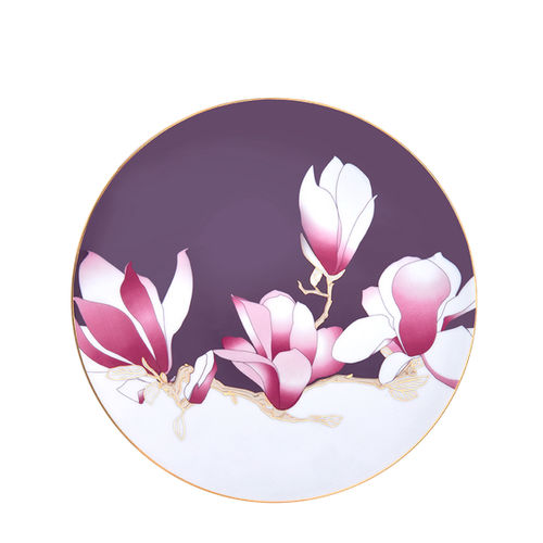 Плоский тарелка - MAGNOLIA - HAVILAND - для сервировки / к ужину / полый