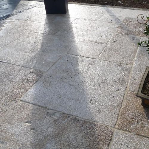 Плитка из известняка - CAHORS 00999 - bca materiaux anciens - под старину / для наружного применения / напольная