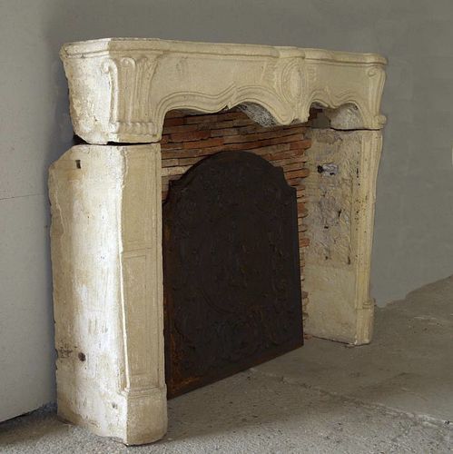 Облицовка камина в стиле Регентства - bca materiaux anciens