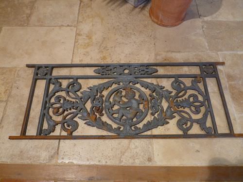 Ограждение из чугуна - bca materiaux anciens - решетчатое / для наружного применения / для балкона