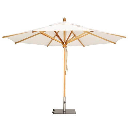 Круглый зонт от солнца - SAFARI - Woodline Shade Solutions - из дерева / из ткани / из нержавеющей стали