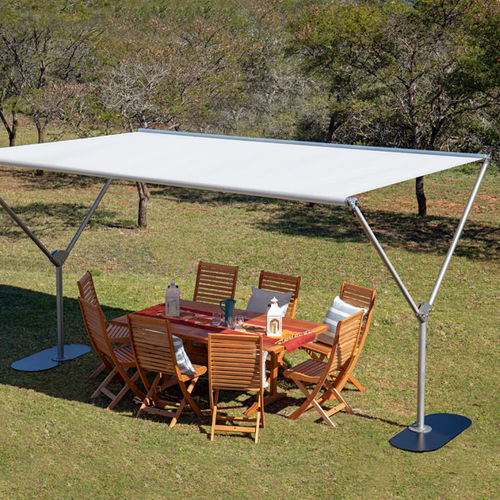 Зонт от солнца из ткани - SKY - Woodline Shade Solutions - из нержавеющей стали / ветроустойчивый / XXL