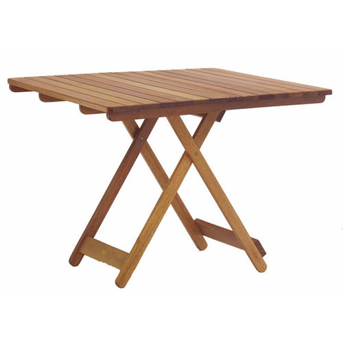 Современный стол - TAMBOTIE TABLE - Woodline Shade Solutions - из дерева / прямоугольный / складной