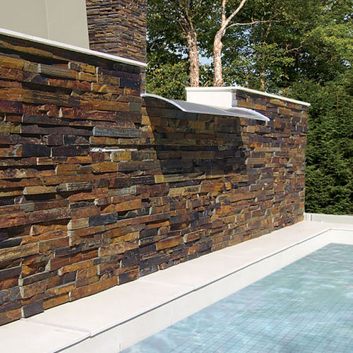 Облицовка для наружного использования - THIN VENEER PANELS - shaw brick - внутренняя / 3D / имитация камня