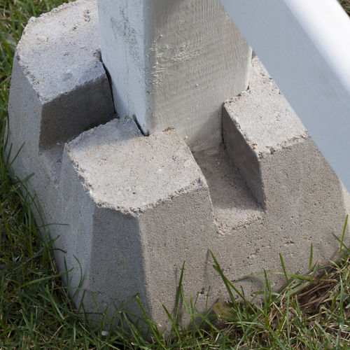 Полный бетонный блок - DEK-BLOCK - shaw brick - для стойки / с высоким сопротивлением