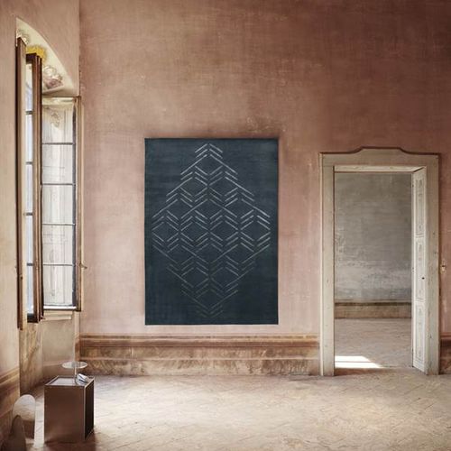Современный гобелен - MATCHES - LINIE DESIGN A/S - с рисунком / из новозеландской шерсти / из вискозы