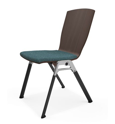 Современный стул для посетителей - ADATTA - burgessfurniture - для интерьера / из ткани / с основанием из алюминия