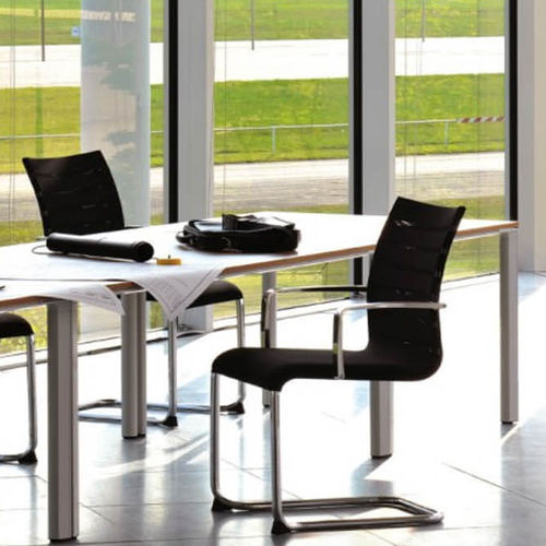 Современный cтул - SENTRUM - burgessfurniture - для интерьера / из стали / из кожи