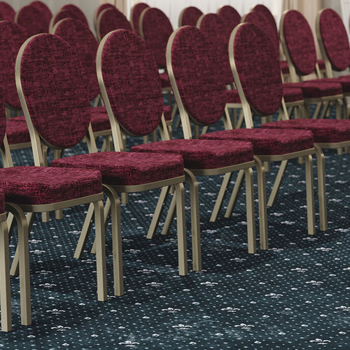 Современный cтул - ADAMAS - burgessfurniture - для интерьера / из ткани / с основанием из металла