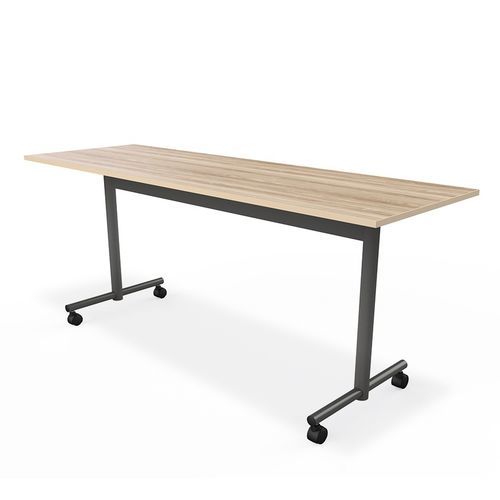 Современный стол для конференций - FLIP-TOP - burgessfurniture - из стали / из ламината высокого давления / с основанием из металла