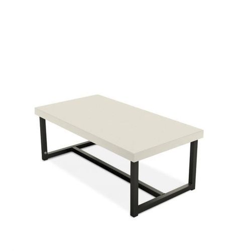 Современный журнальный столик - TRANS-POSE® - burgessfurniture - из дерева / с основанием из металла / прямоугольный