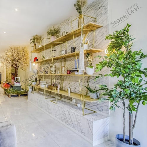 Покрытие для стен для внутреннего пространства - ROME - StoneLeaf - для наружного использования / из натурального камня / из мрамора