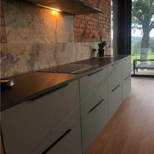 Декоративная панель из стекловолокна - PRAGUE  - StoneLeaf - из натурального камня / из полимера / для внутренней компоновки