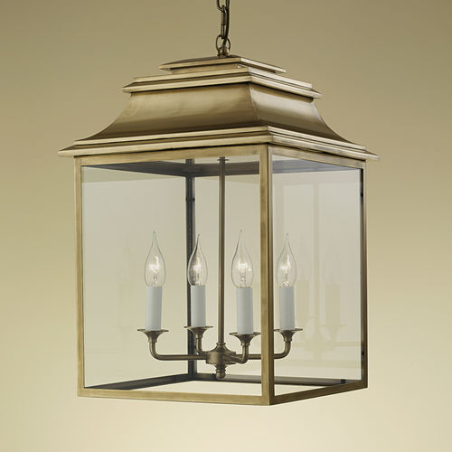 Подвесная лампа - MAYFAIR LANTERNS - Chelsom - из латуни / из стекла / современная