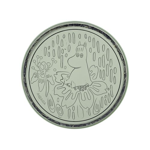 Плоский тарелка - Moomin Arabia Moomin: 1070993 - iittala - круглый / из стекла / с рисунком