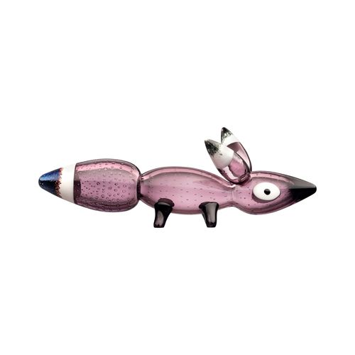 Скульптура из дутого стекла - Vulpes :1071548 - iittala - отдельностоящая / фиолетовая / анималистическая