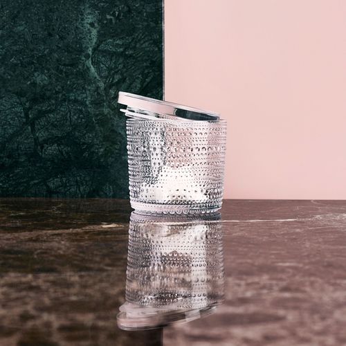 Шкатулка из стекла - Kastehelmi: 1015372 - iittala - с крышкой