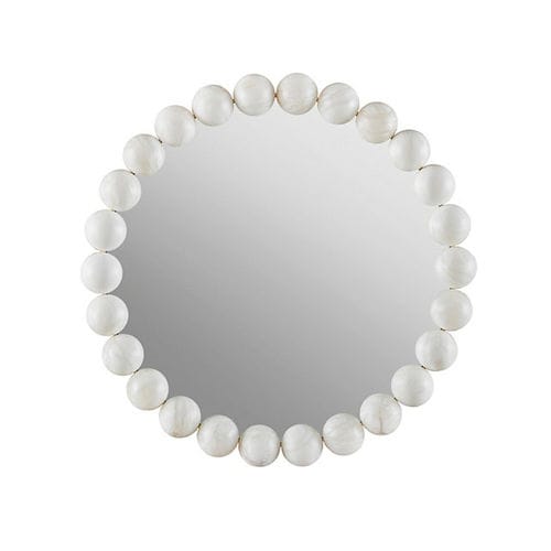 Настенное зеркало - PEARL - Baker Furniture Co. - современное / круглое / из бронзы