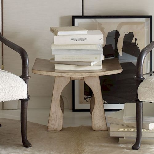 Современный табурет - YOSHIKO - Baker Furniture Co. - из дуба / из фанерованной древесины