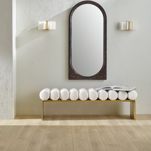 Современная банкетка - RUNWAY - Baker Furniture Co. - из ткани / из бронзы / черная