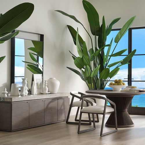 Современный cтул для столовых - DEL MAR - Baker Furniture Co. - для пляжа / для интерьера / из ткани