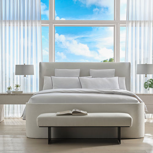 Современная прикроватная скамья - PORTOFINO - Baker Furniture Co. - из ткани / для бытового использования