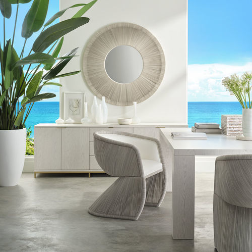 Современный обеденный стол - TARRAGONA  - Baker Furniture Co. - из дуба / из фанерованной древесины / с основанием из дуба