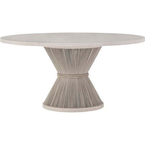 Современный обеденный стол - MOALA  - Baker Furniture Co. - из дуба / из кожи / с основанием из ротанга