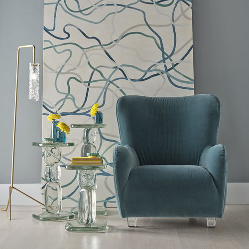 Напольная лампа - VOLARE  - Baker Furniture Co. - из бронзы / из муранского стекла / современная
