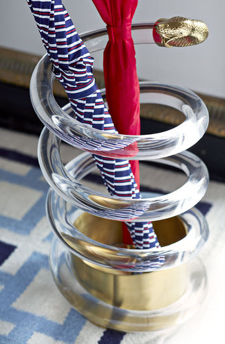Подставка для зонтов из латуни - SERPENT - Jonathan Adler - из акрила