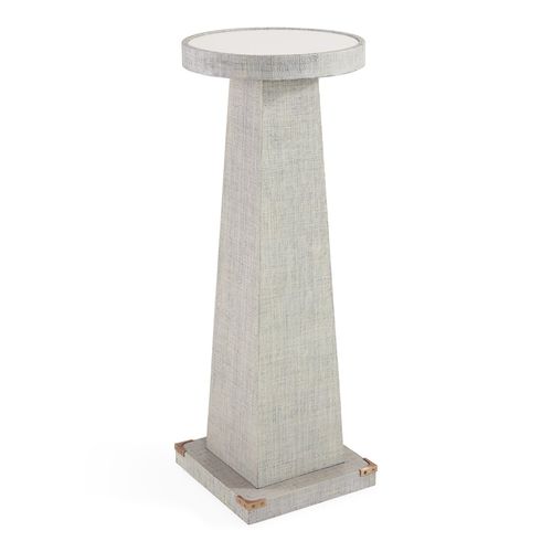 Современный пьедестал - SIAM - Jonathan Adler - из красного дерева / из рафии