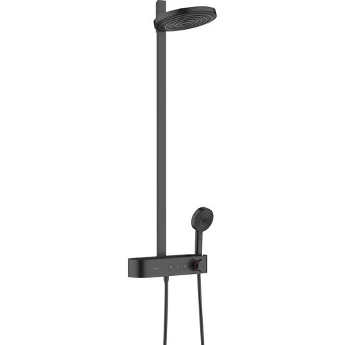 Душевая стойка хромированная отделка - 260 2JET ECOSMART - hansgrohe - настенная / современная / с ручным душем