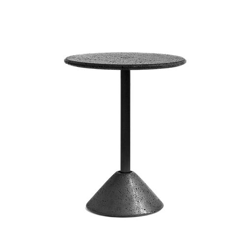 Современный высокий стол для еды стоя - DING - BENTU DESIGN - из мрамора / из лавового камня / с основанием из термолакированной стали