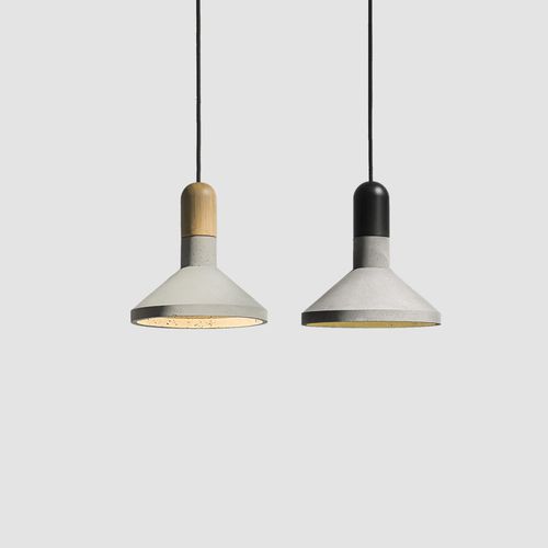 Подвесная лампа - SHANG - BENTU DESIGN - из алюминия / из бамбука / из бетона
