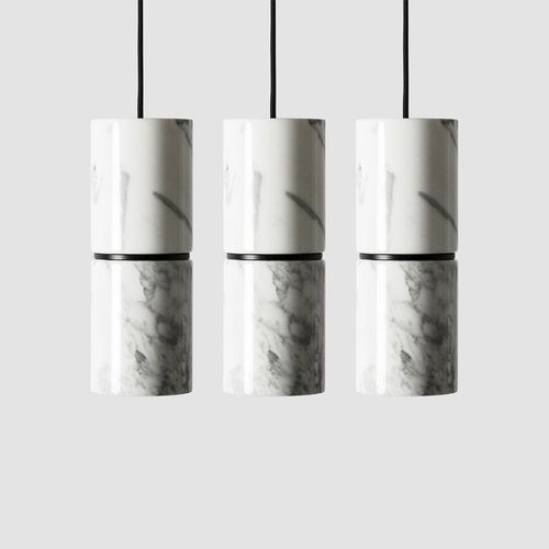 Подвесная лампа - RI - BENTU DESIGN - из алюминия / из латуни / из мрамора