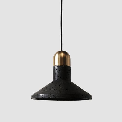 Подвесная лампа - SHANG - BENTU DESIGN - из алюминия / из лавового камня / современная