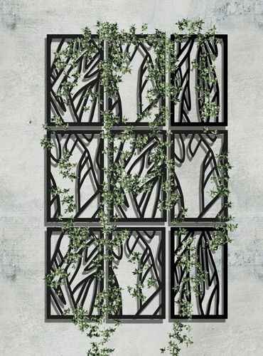 Трельяж для зеленой стены - FORÊT - PALISSA DESIGN - из окрашенного металла