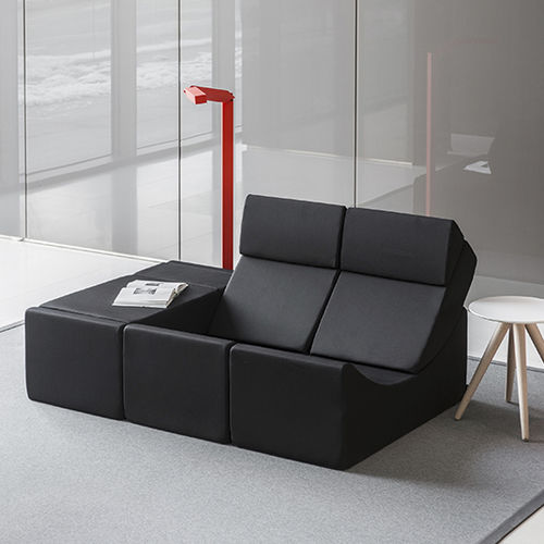 Модульный диван - MOON - LINA furniture - современный / из ткани / с подголовником