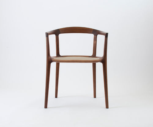 Современный cтул - DC10 - Miyazaki Chair Factory - дерево / для бытового использования / с подлокотниками