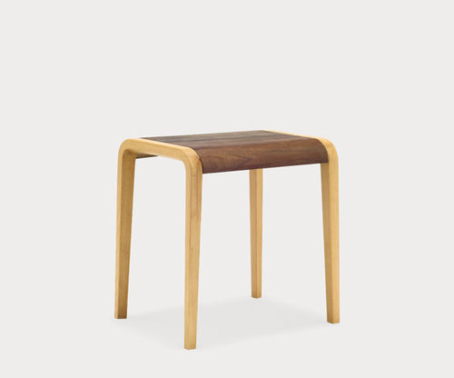 Современный табурет - MEJI - Miyazaki Chair Factory - из дерева / из гнутой древесины