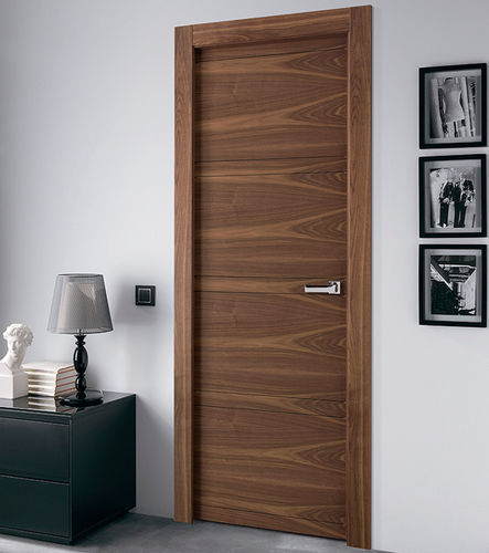 Дверь для интерьера - DECORA · TEMPO : VOLGA - Portes Castalla - из дуба / из орехового дерева / из венге