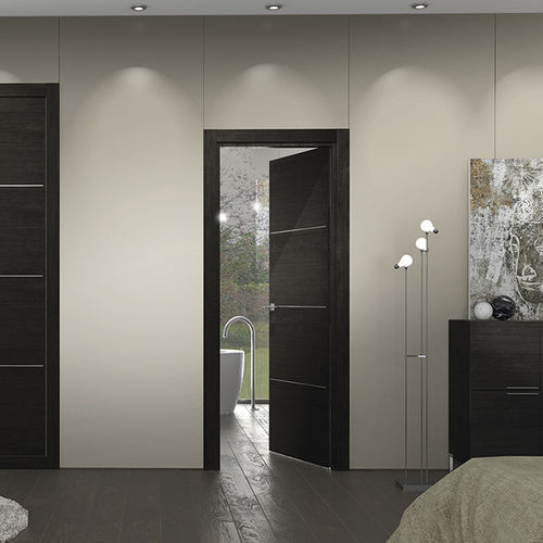 Дверь для интерьера - COSTA MARFIL : VIURA - Portes Castalla - из дуба / из венге / из алюминия