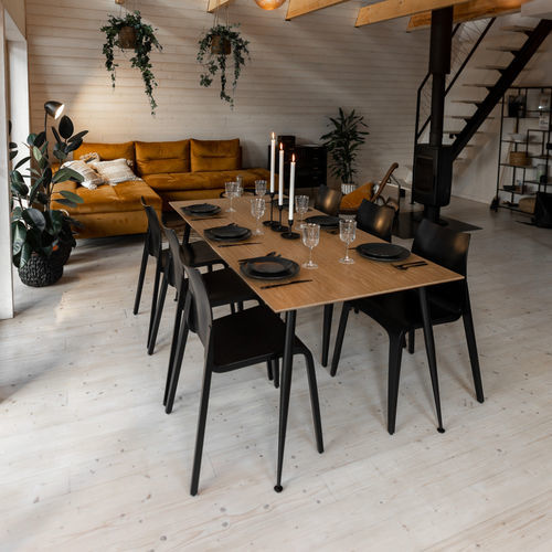 Дизайнерский обеденный стол - NORTH - Plycollection - из дуба / из орехового дерева / из фанеры