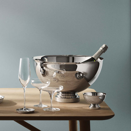Ведерко для шампанского из полированной нержавеющей стали - MANHATTAN  - Georg Jensen
