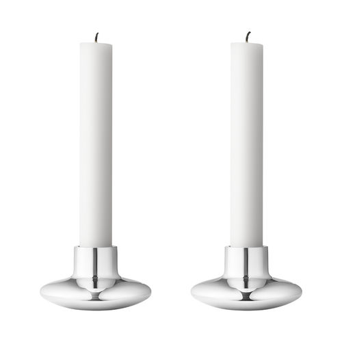 Подсвечник из полированной нержавеющей стали - KOPPEL - Georg Jensen