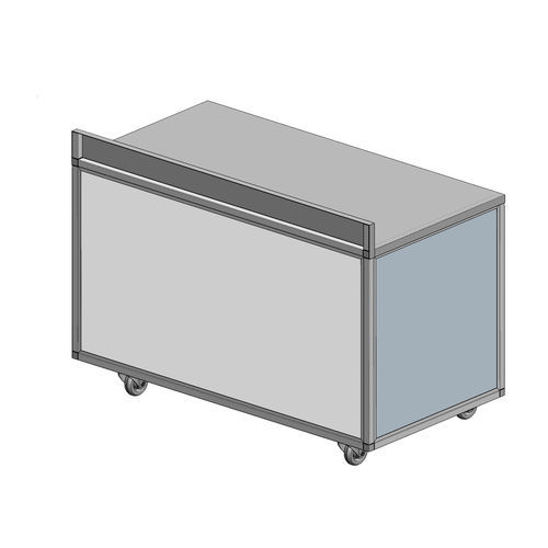 Барная стойка для бара - BACK BAR - Movidos srl - из нержавеющей стали / из анодированного алюминия / из ламината высокого давления